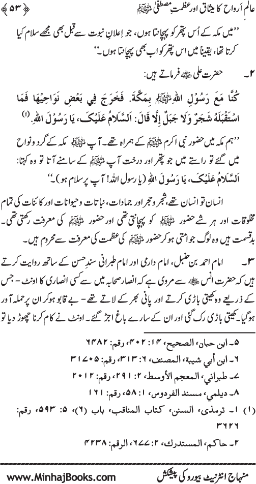 Aalam-e-Arwah ka Misaq awr Azamat-e-Mustafa (pbuh)