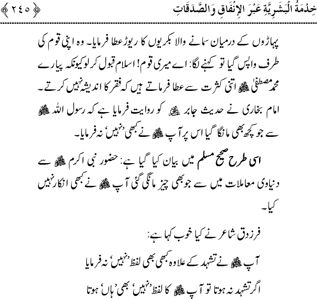 Islam awr Khidmat e Insaniyat