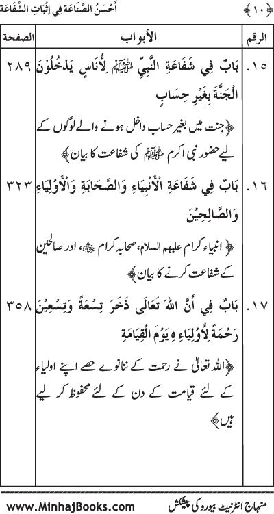 ‘Aqida Shafa‘at: Ahadith Mubaraka ki Rawshani main