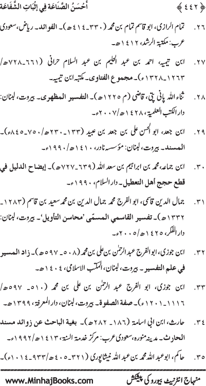 ‘Aqida Shafa‘at: Ahadith Mubaraka ki Rawshani main