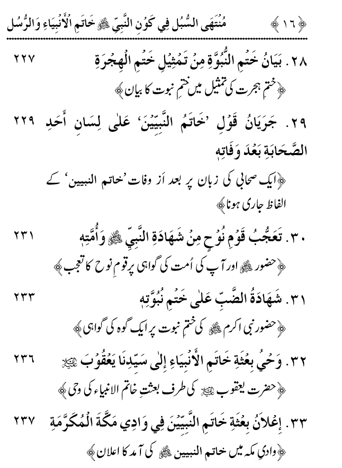 Arbain: Aqida e Khatm e Nabuwwat