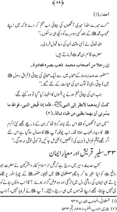 The Captives of Prophet’s Beauty
