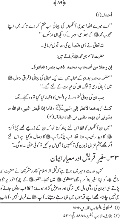 Asiran-e-Jamal-e-Mustafa (PBUH)