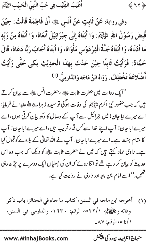 Arba‘in: Mahabbat-e-Rasul (PBUH) main Sahaba Karam (R.A.) ki Waraftagi