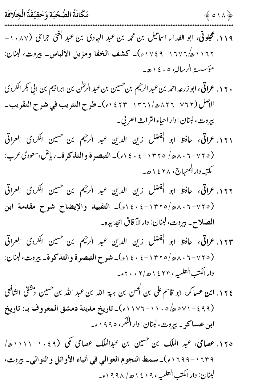 Azmat e Sahabiyat awr Haqiqat e Khilafat