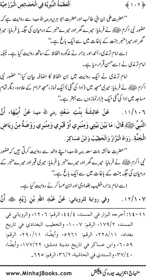 Huzur (PBUH) ke Barzakhi Khasa’is Mubaraka