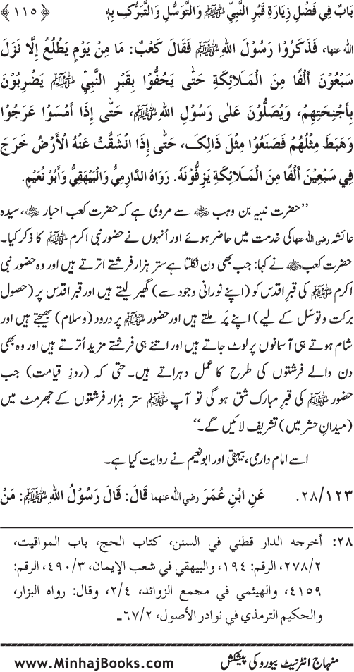 Huzur (PBUH) ke Barzakhi Khasa’is Mubaraka