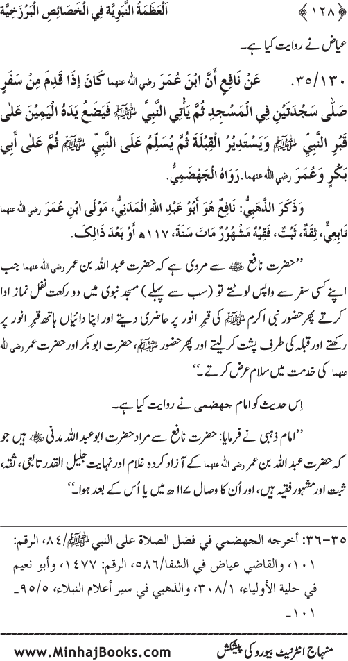 Huzur (PBUH) ke Barzakhi Khasa’is Mubaraka