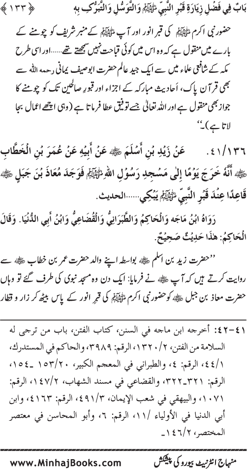 Huzur (PBUH) ke Barzakhi Khasa’is Mubaraka