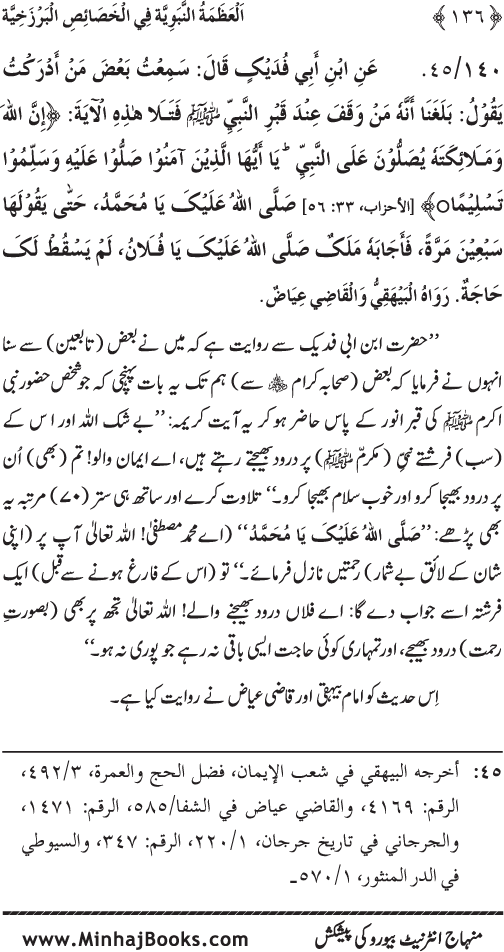 Huzur (PBUH) ke Barzakhi Khasa’is Mubaraka