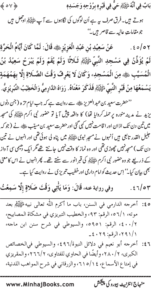 Huzur (PBUH) ke Barzakhi Khasa’is Mubaraka