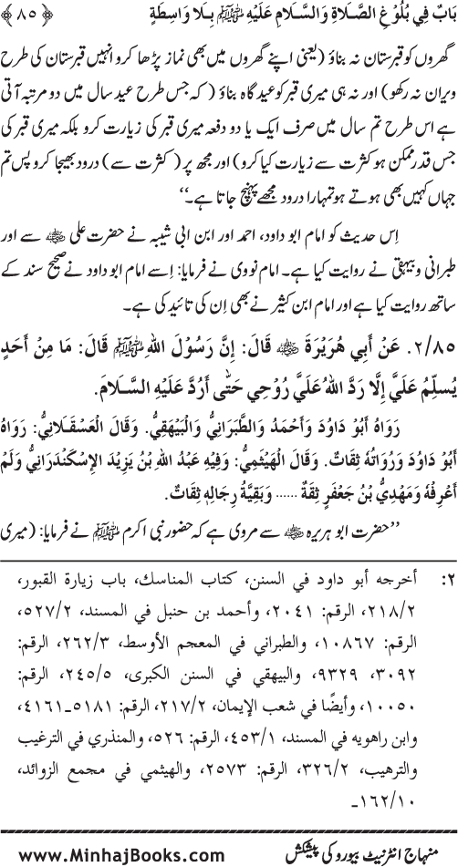 Huzur (PBUH) ke Barzakhi Khasa’is Mubaraka