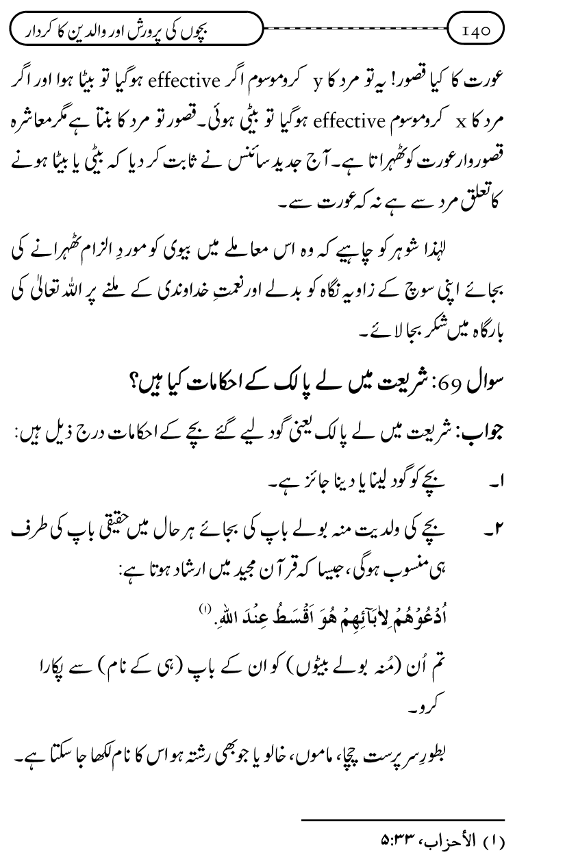 Silsila Ta‘limat-e-Islam (10): Bachon ki Parwarish awr Walidayn ka Kirdar