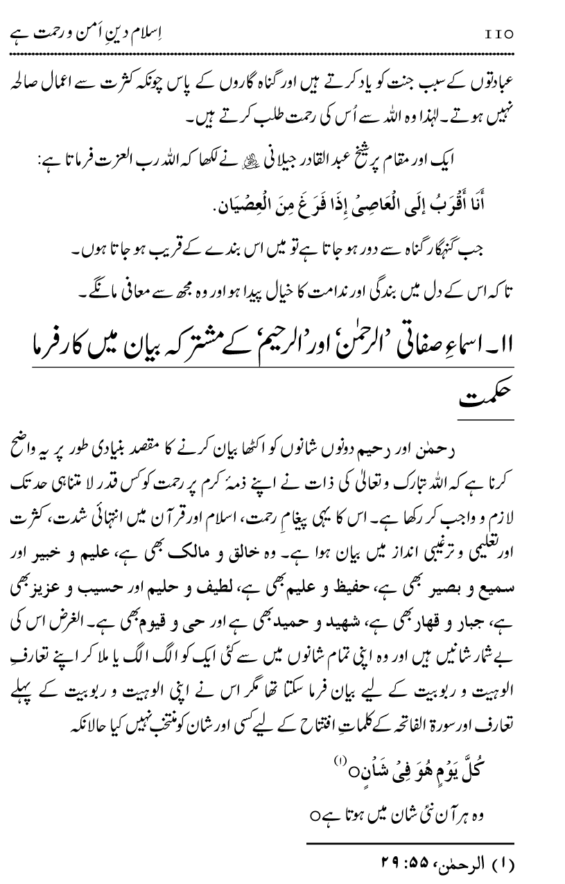 Islam Din-e-Amn-o-Rahmat Hay