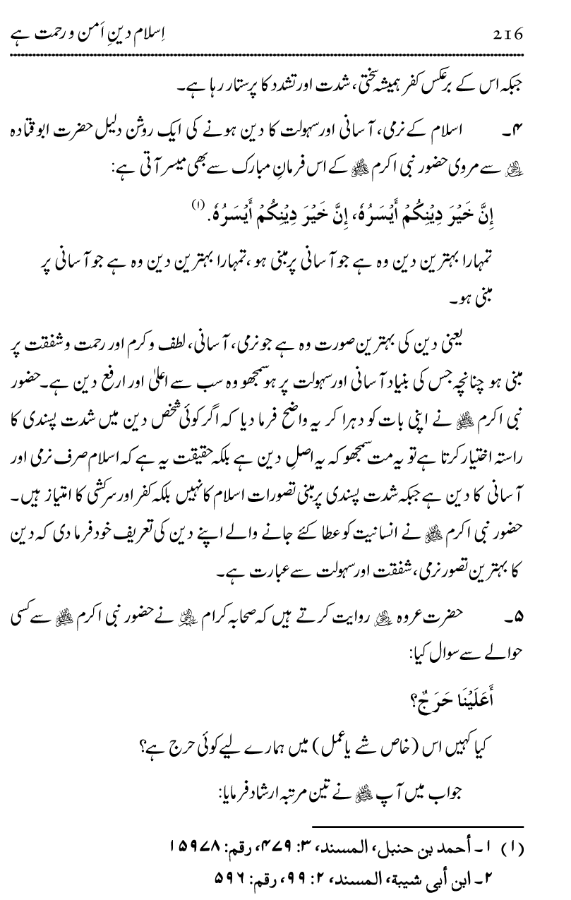 Islam Din-e-Amn-o-Rahmat Hay