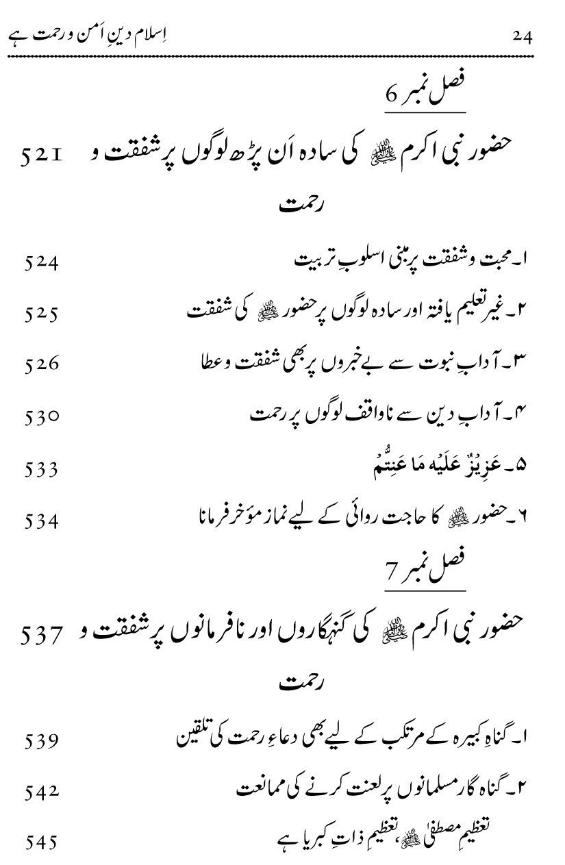 Islam Din-e-Amn-o-Rahmat Hay