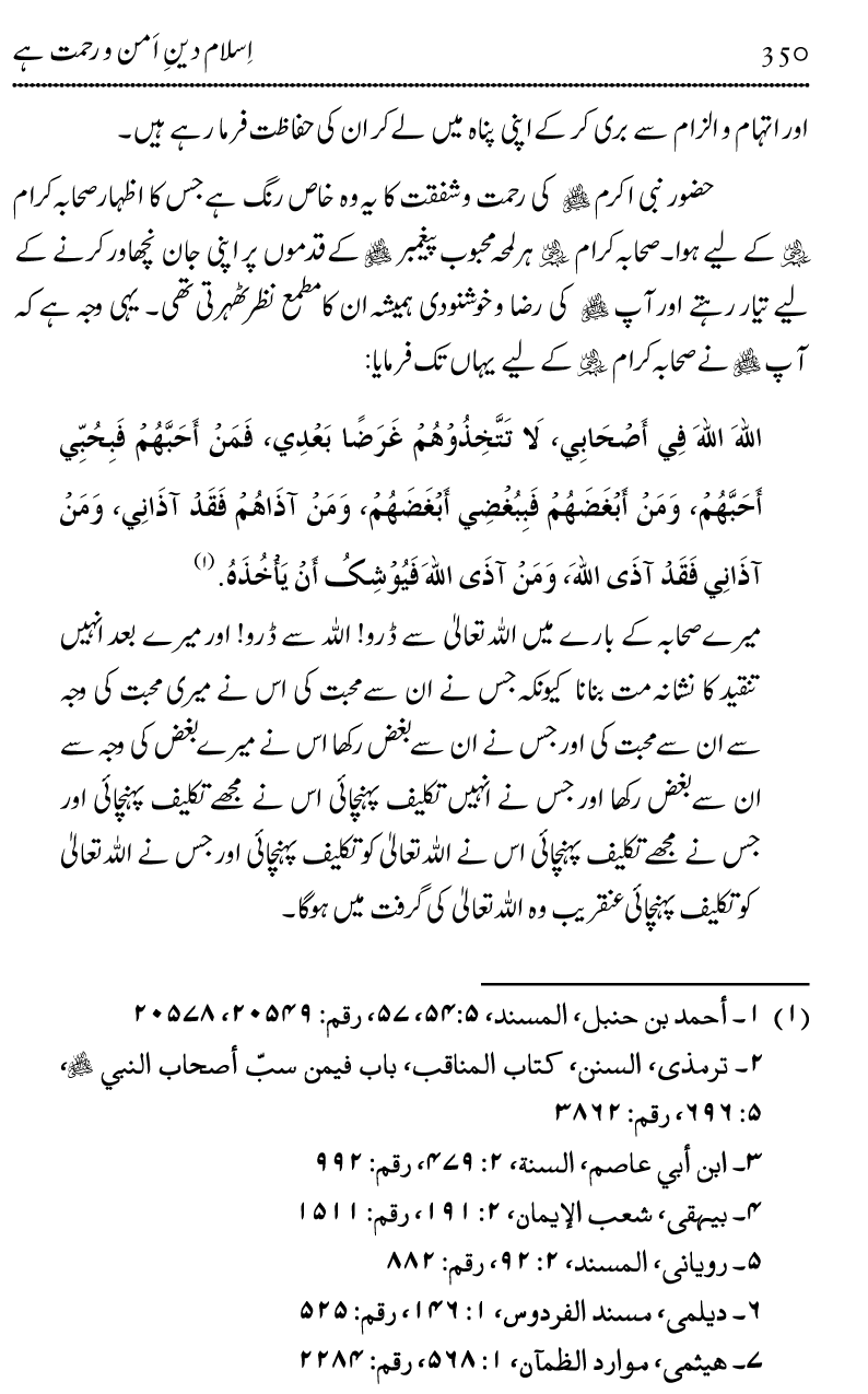 Islam Din-e-Amn-o-Rahmat Hay