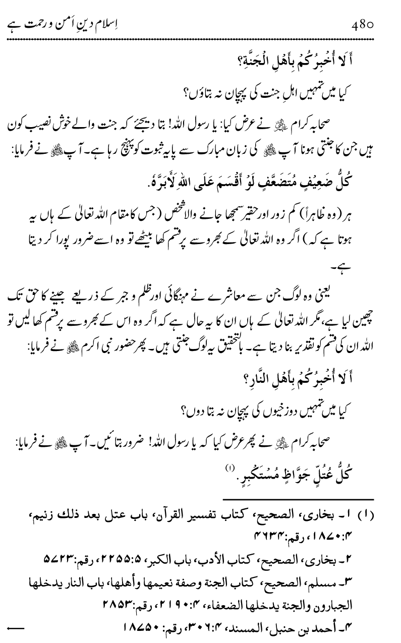 Islam Din-e-Amn-o-Rahmat Hay