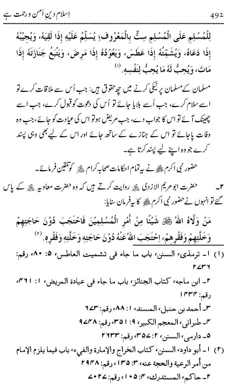 Islam Din-e-Amn-o-Rahmat Hay