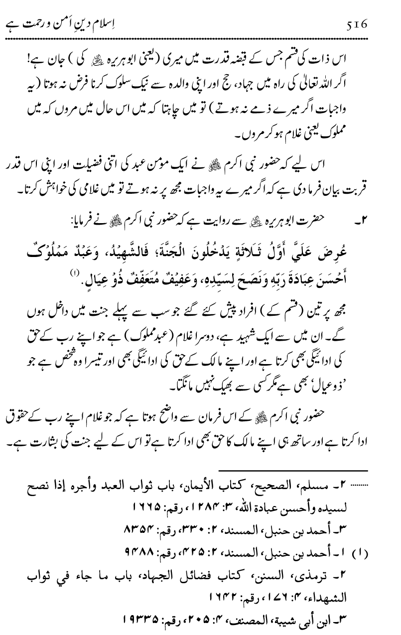 Islam Din-e-Amn-o-Rahmat Hay