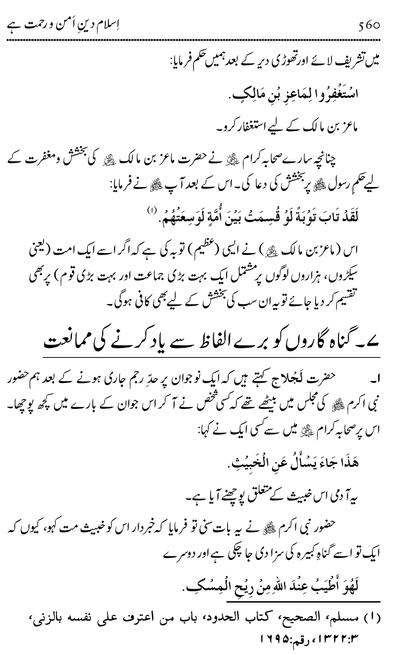 Islam Din-e-Amn-o-Rahmat Hay