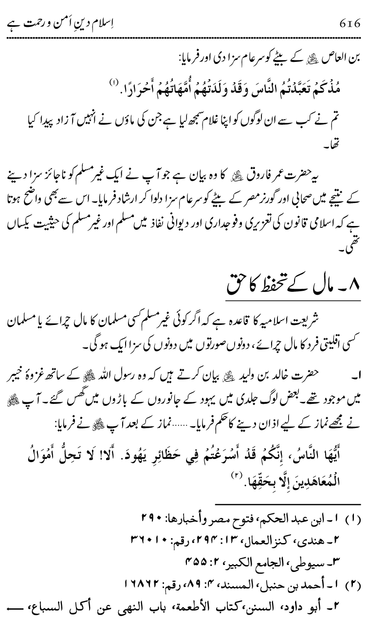 Islam Din-e-Amn-o-Rahmat Hay