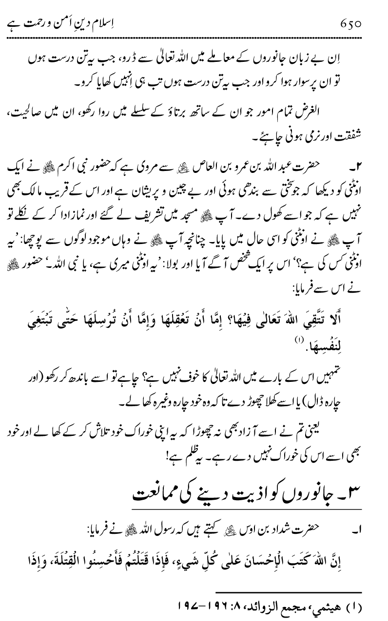 Islam Din-e-Amn-o-Rahmat Hay