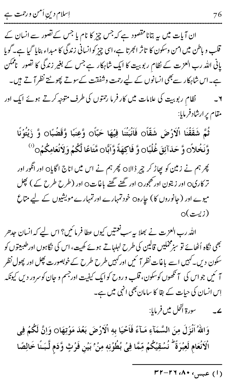 Islam Din-e-Amn-o-Rahmat Hay