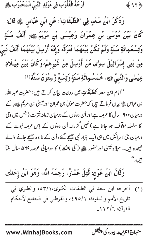 Arba‘in: Milad al-Nabi (PBUH): Ahadith ki Rawshani main