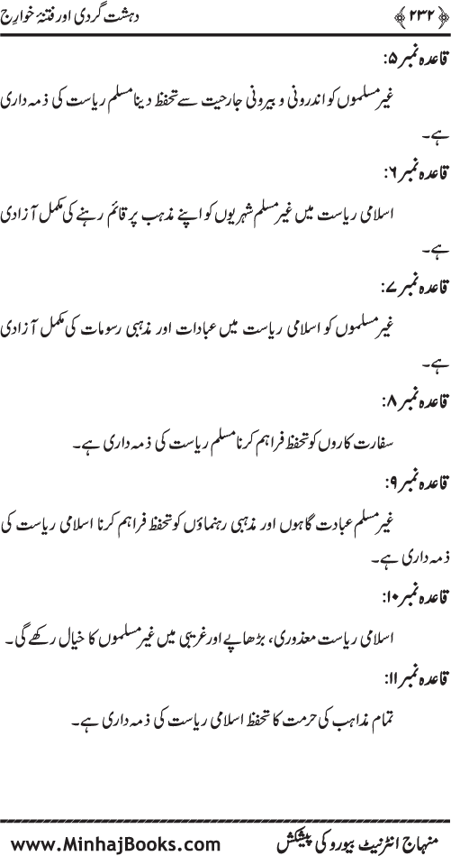 Dehshat Gardi awr Fitna-e-Khawarij