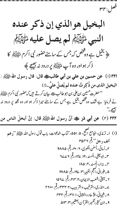 Durood Sharif ke Faza’il-o-Barakat