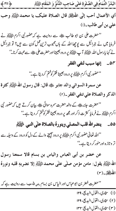 Durood Sharif ke Faza’il-o-Barakat