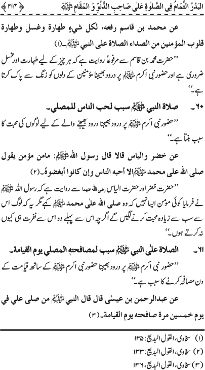 Durood Sharif ke Faza’il-o-Barakat