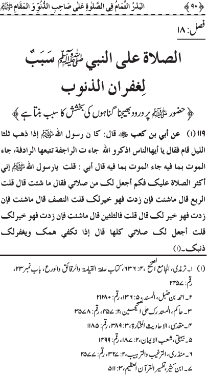 Durood Sharif ke Faza’il-o-Barakat