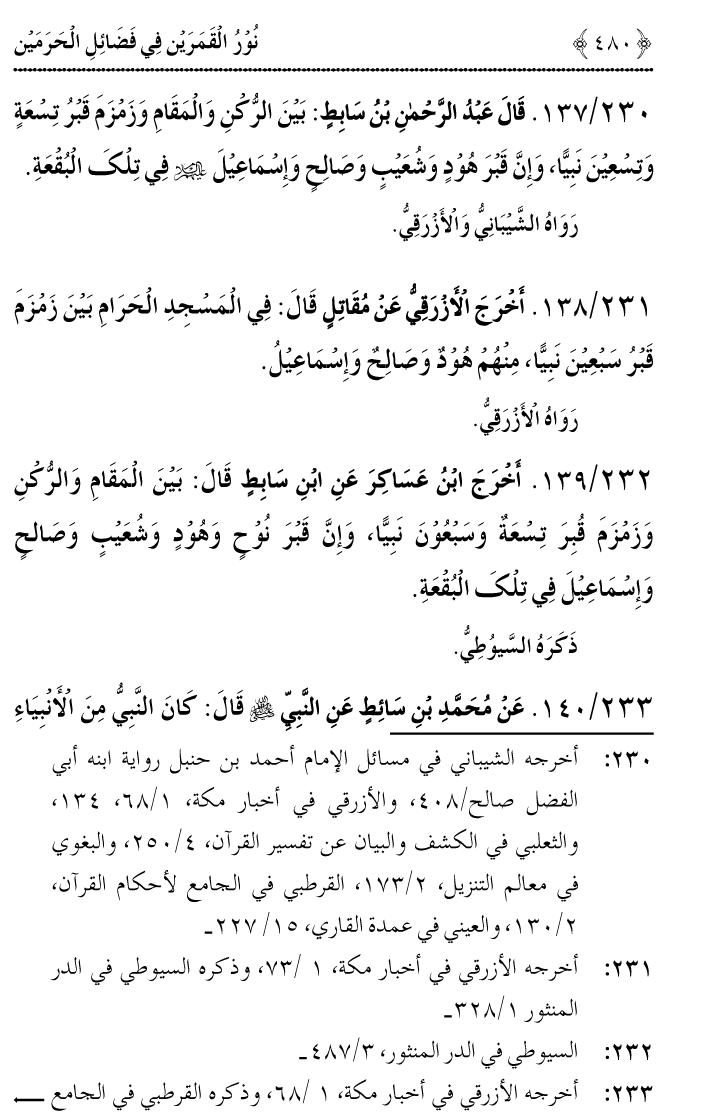 Noor ul Qamarain fi Fazail al-Haramayn