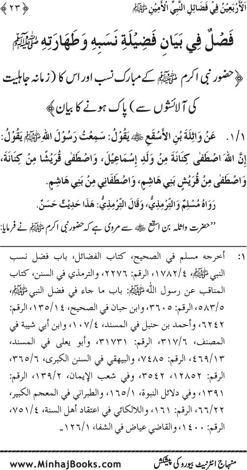 Al-Arba‘in fi Fada’il al-Nabi al-Amin ﷺ