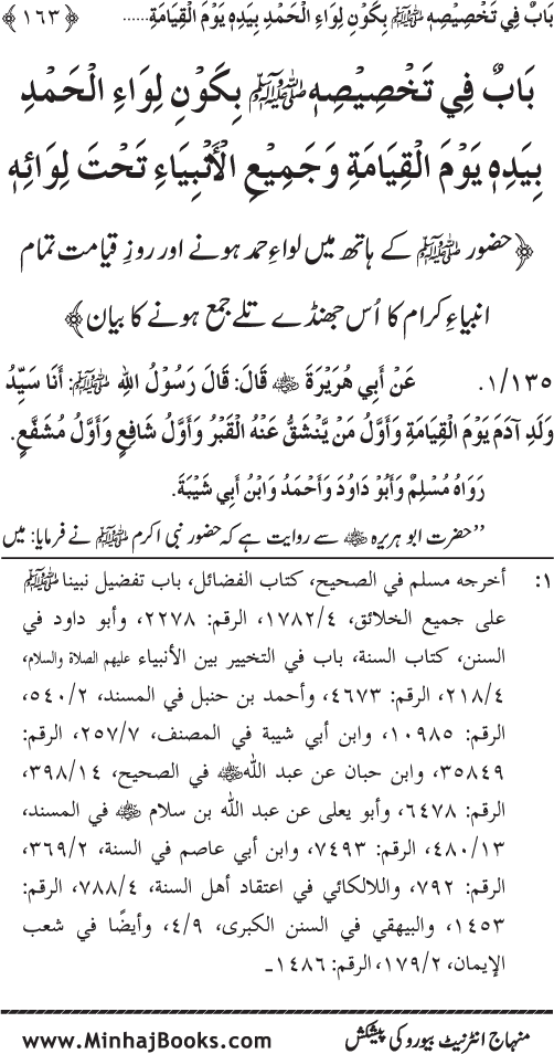 Huzur (PBUH) ke Ukhrawi Khasa’is Mubaraka