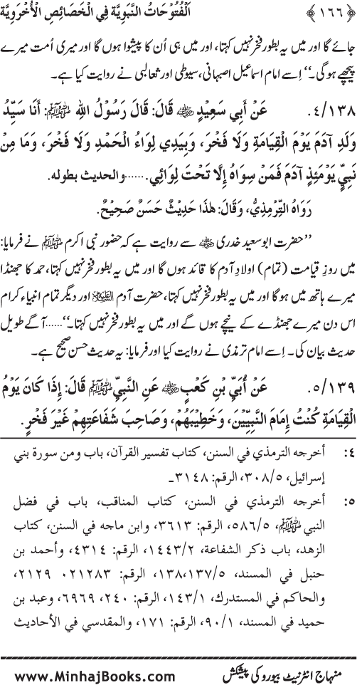 Huzur (PBUH) ke Ukhrawi Khasa’is Mubaraka