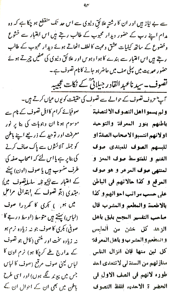 Haqiqat-e-Tasawwuf