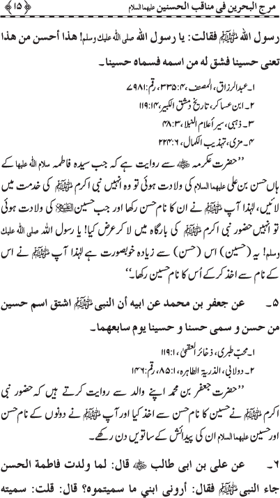 Hasnayn Karimayn (R.A.) ke Faza’il-o-Manaqib