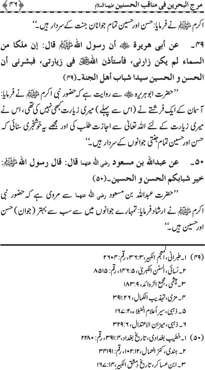 Hasnayn Karimayn (R.A.) ke Faza’il-o-Manaqib