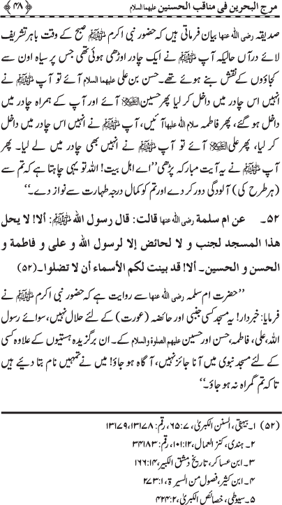 Hasnayn Karimayn (R.A.) ke Faza’il-o-Manaqib