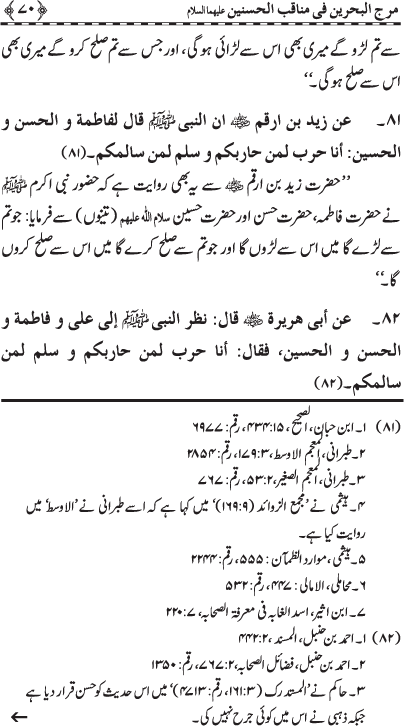 Hasnayn Karimayn (R.A.) ke Faza’il-o-Manaqib