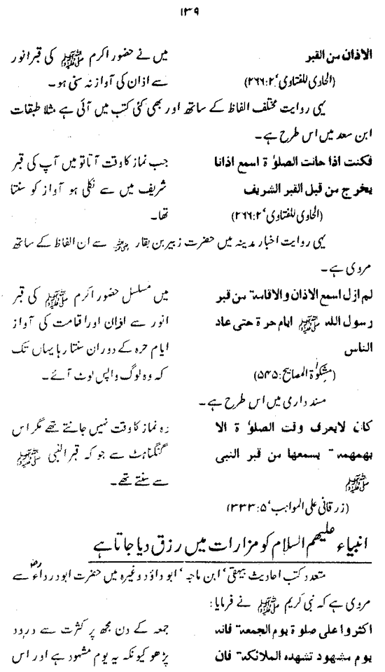 Post-Demise Life of the Prophet ﷺ