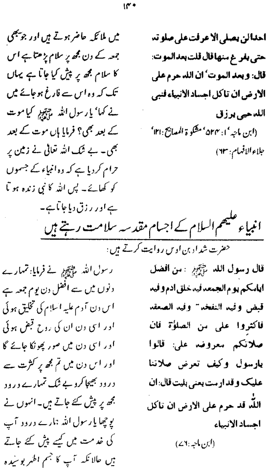 Post-Demise Life of the Prophet ﷺ