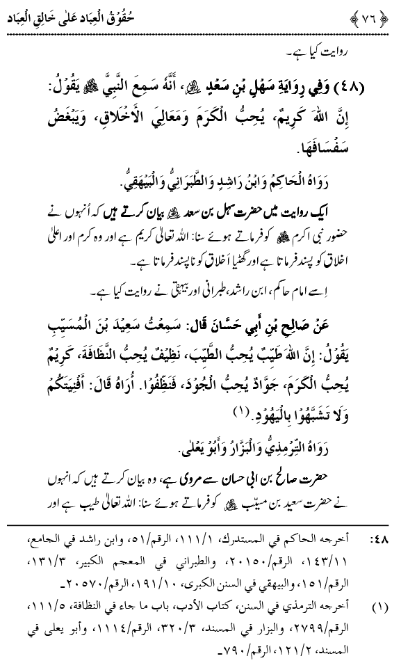 Allah Ta`ala Per Bandoon Kay Huqooq