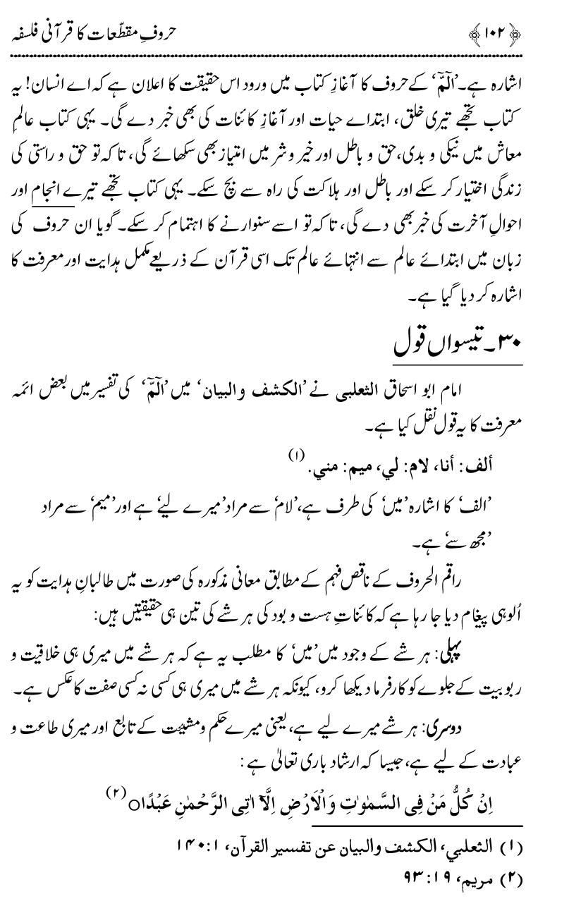 Huroof-e-Muqatta‘at ka Qurani Falsafa