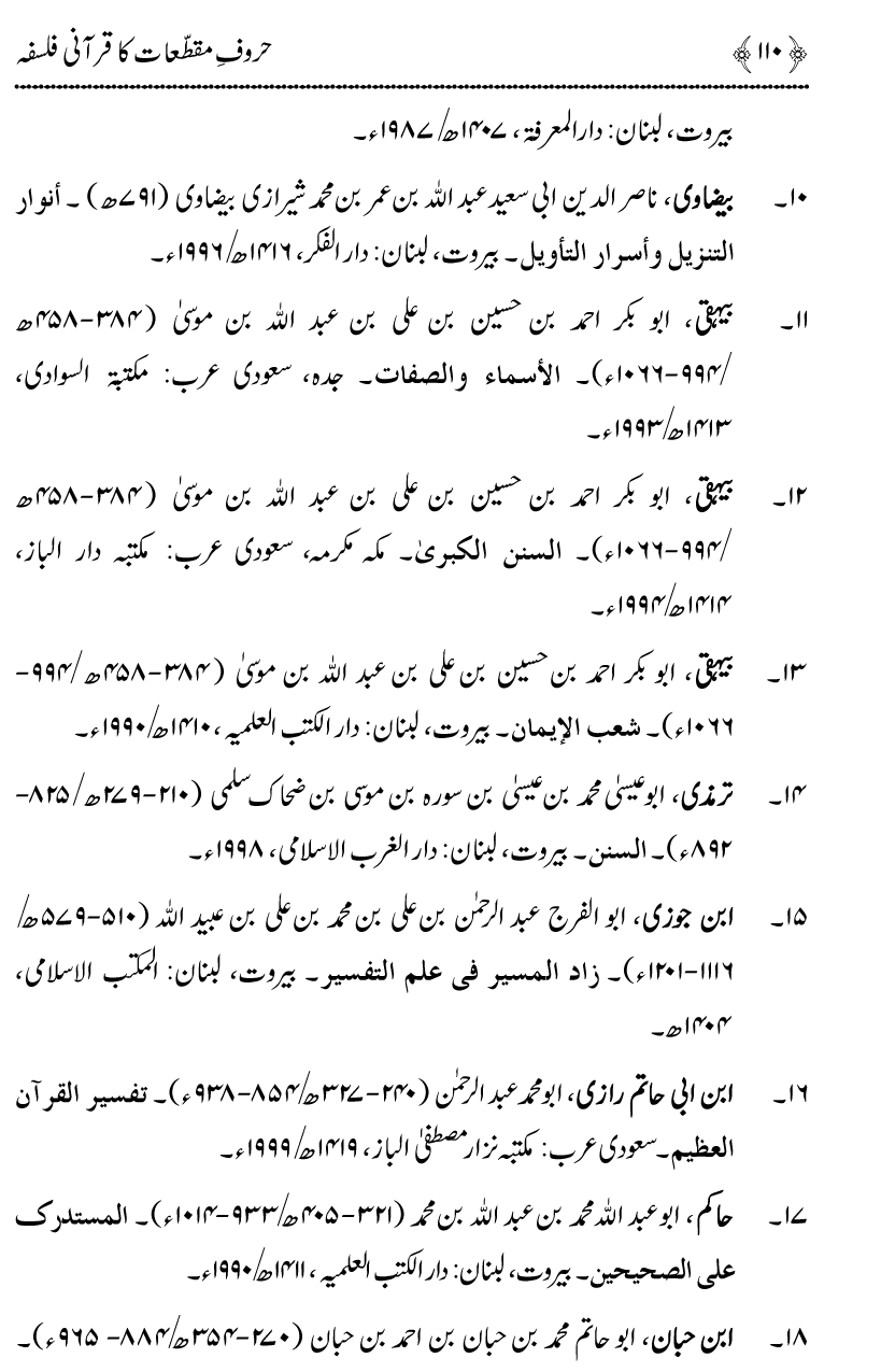 Huroof-e-Muqatta‘at ka Qurani Falsafa