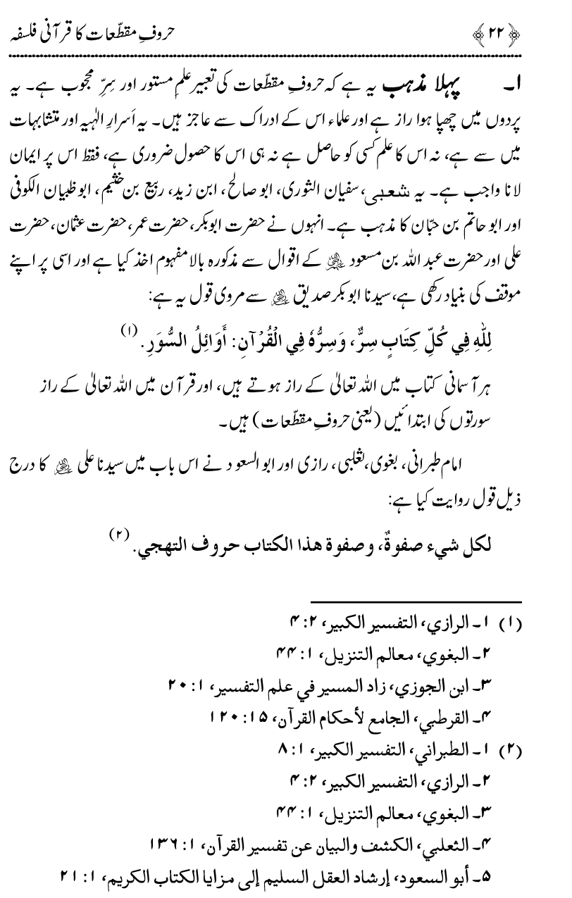 Huroof-e-Muqatta‘at ka Qurani Falsafa