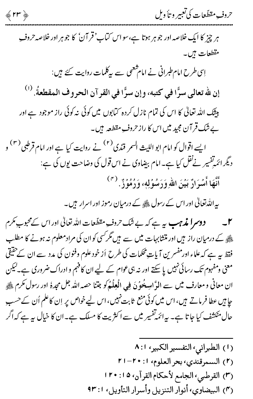 Huroof-e-Muqatta‘at ka Qurani Falsafa